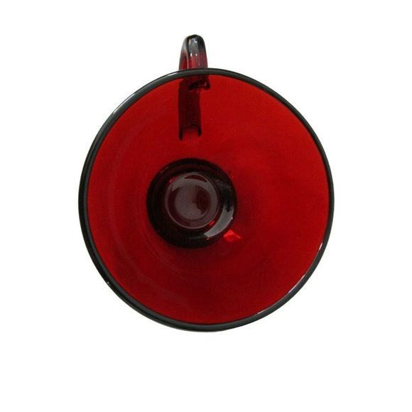 Vintage Anchor Hocking Royal Ruby Red Glass Snack Punch Tea Cups 1938 A Pair EUC - Picture 9 of 12